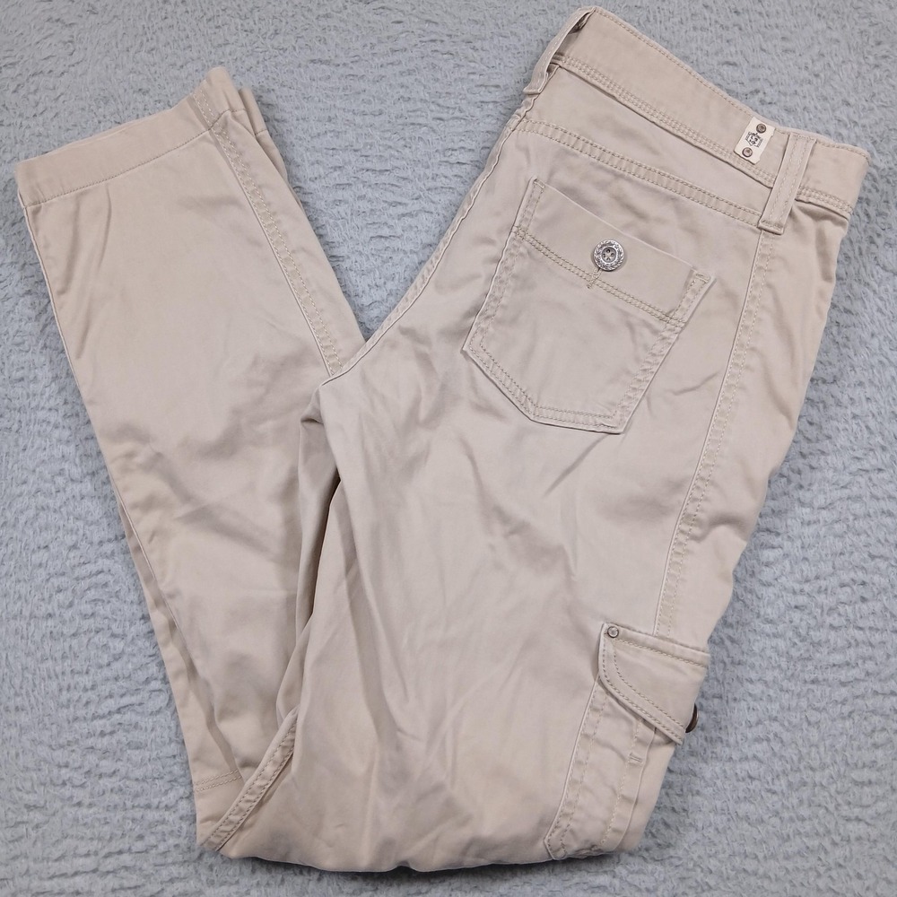 Levis Pants‎ Womens 6 Beige Cargo Stretch Utility Pockets Casual Outdoor